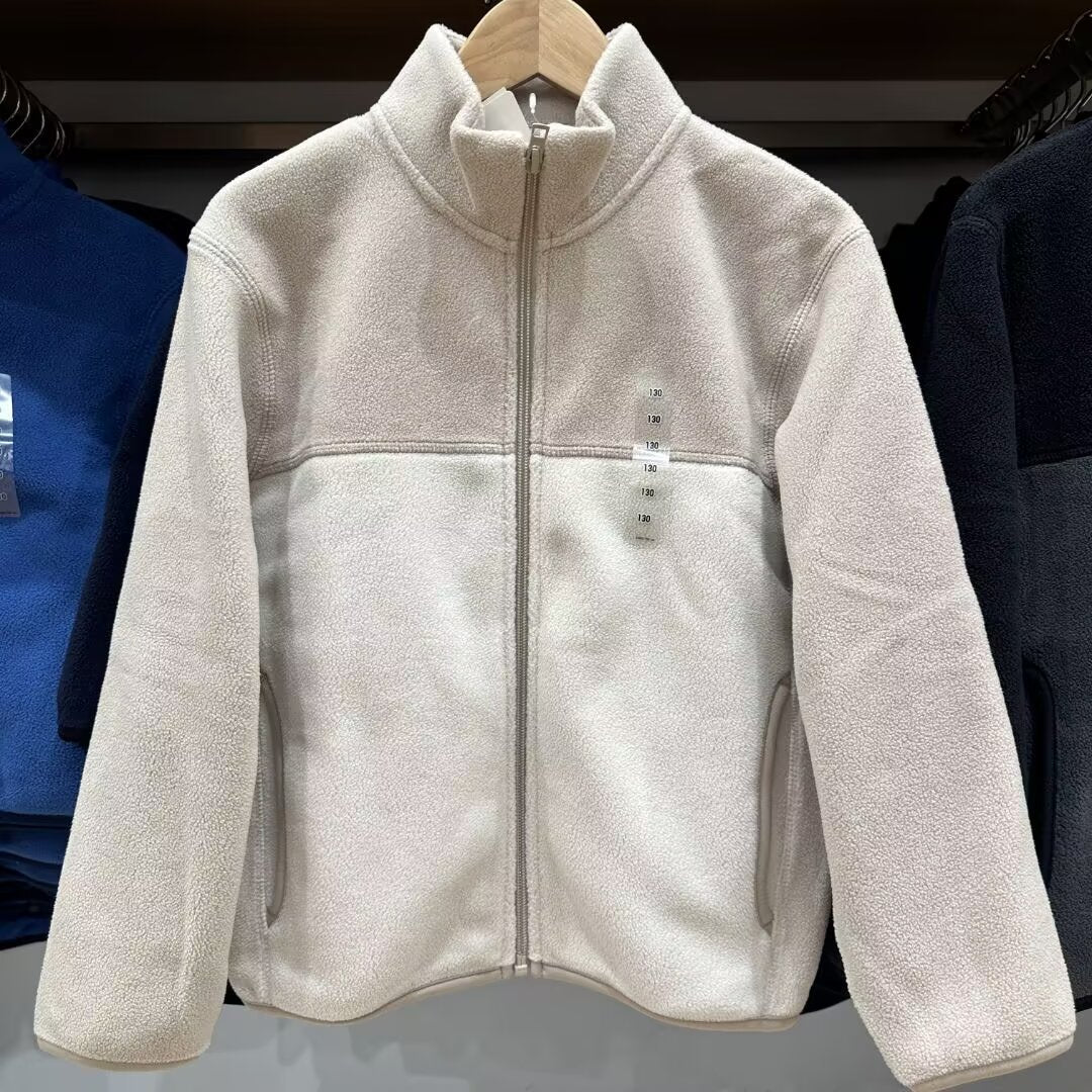2799# A 3D Silver Kids Fleece Jacket