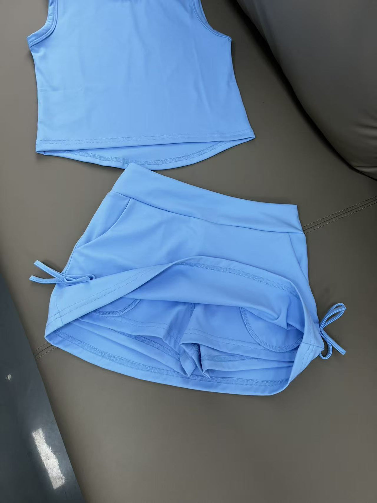 2118# A Kids Tank Skirts Set